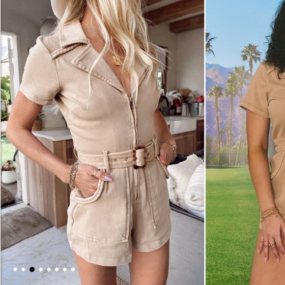 Very cute outlaw romper show me your mumu tan - Picture 1 of 3